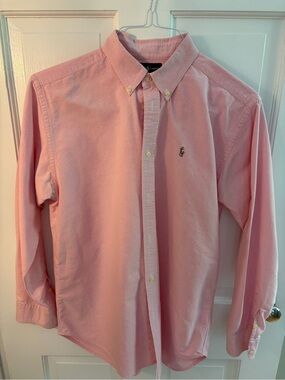 Ralph Lauren Light Pink Oxford Button-Down Shirt